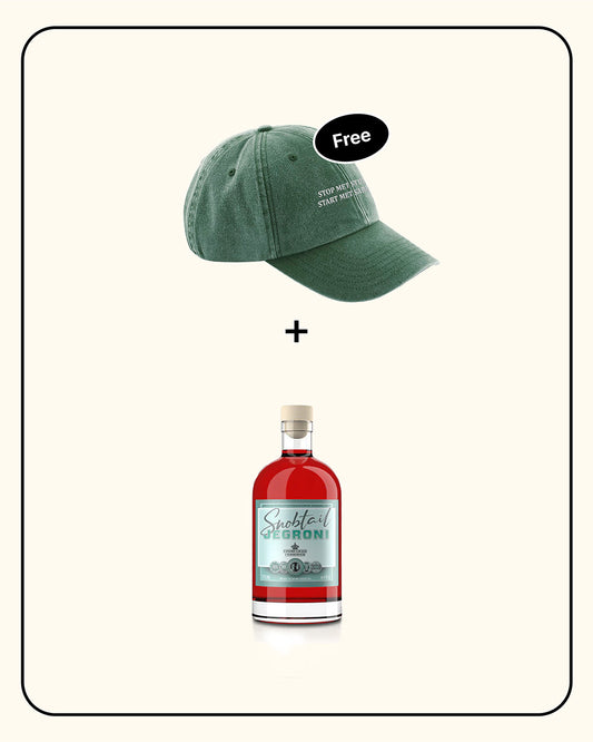 Studenten Snobstartpakket: 1 fles Jegroni + Snobcap voor €49